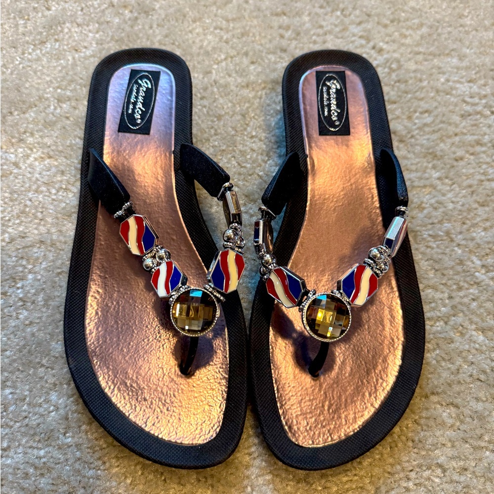 GRANDO Thong Flip Flop Sandals